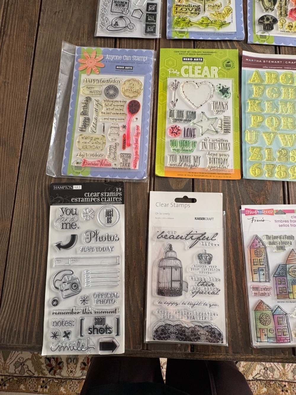Lot of Clear stamps - 16 Sets - Hero Arts - Stampendous - Martha Stewart & More - Picture 4 of 10